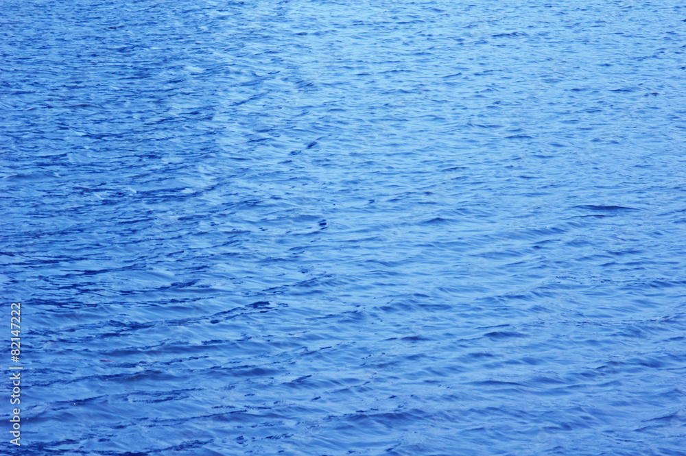Fototapeta premium Blue ripple water wave