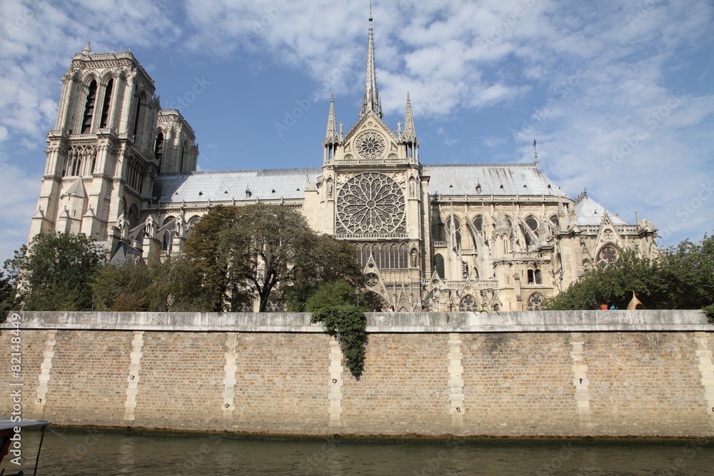 Obraz premium Notre Dame church, Paris, France