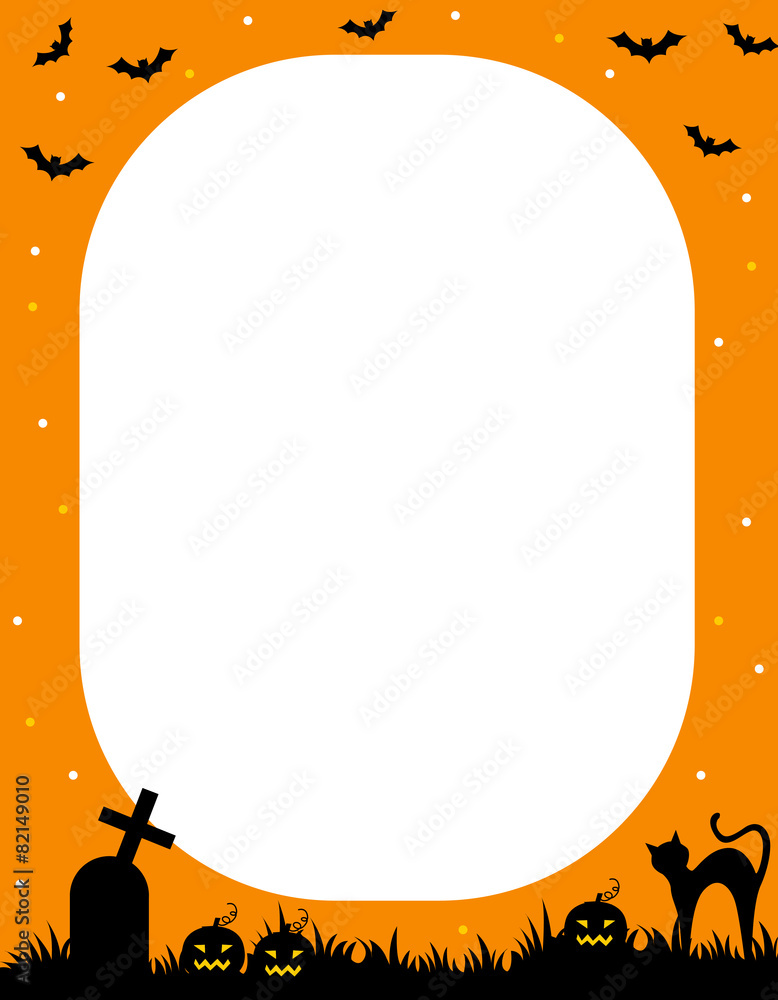 Obraz premium Halloween frame / border
