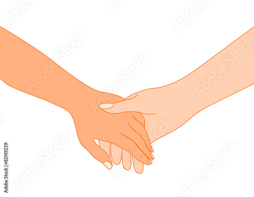 Holding hands