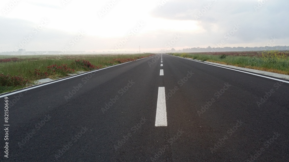 Naklejka premium Strada infinita