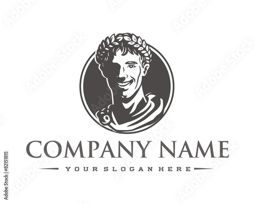 roman king logo image vector