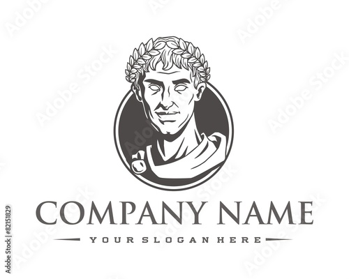 roman king logo image vector