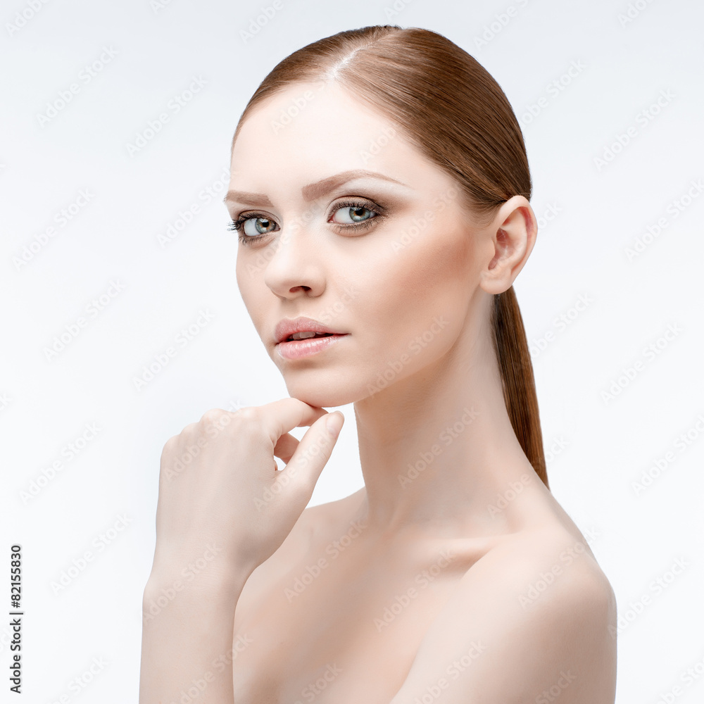Beautiful Woman with Clean Fresh Skin Beautiful Woman with Clean Fresh Skin