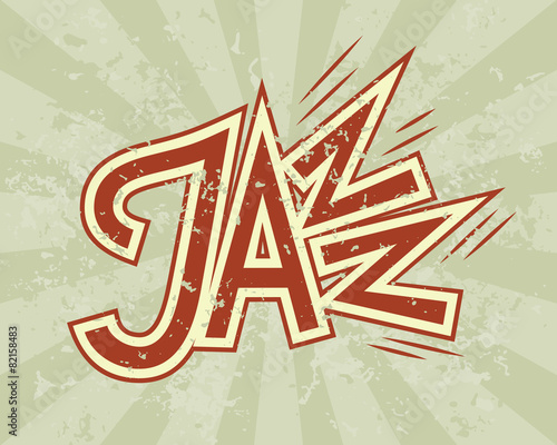 Canvas Print Jazz flyer
