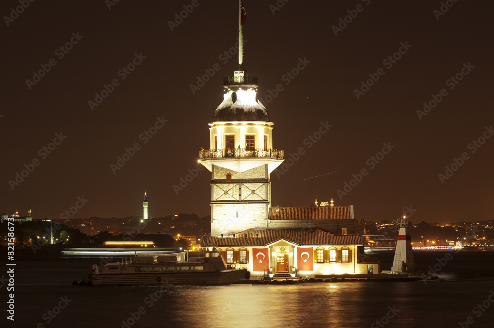 The Maiden's Tower (Turkish: Kiz Kulesi), Istanbul