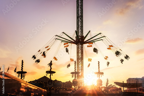 Kettenkarussell Frühlingsfest München Star Flyer