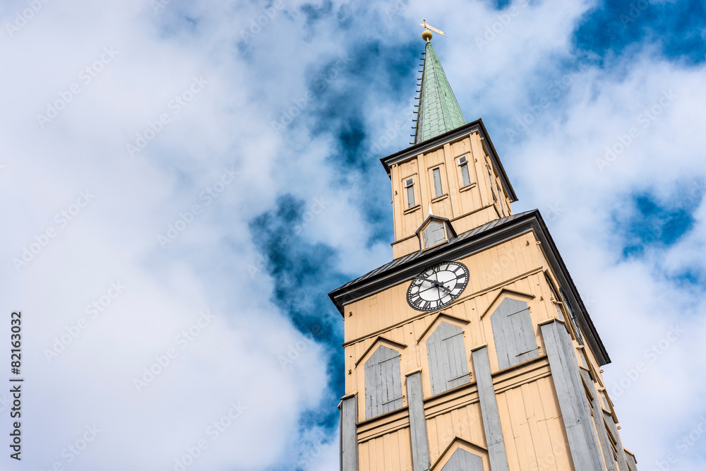 The Tromso Cathedral in Norway.