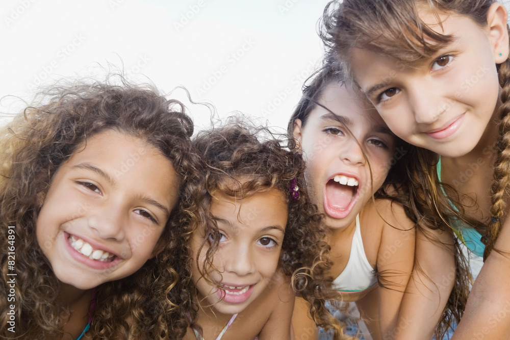Multi-ethnic girls being silly Multi-ethnic girls being silly