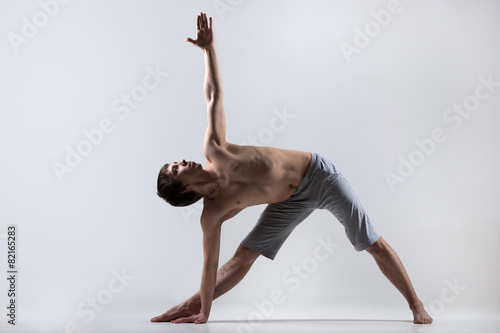 Yoga Triangle pose