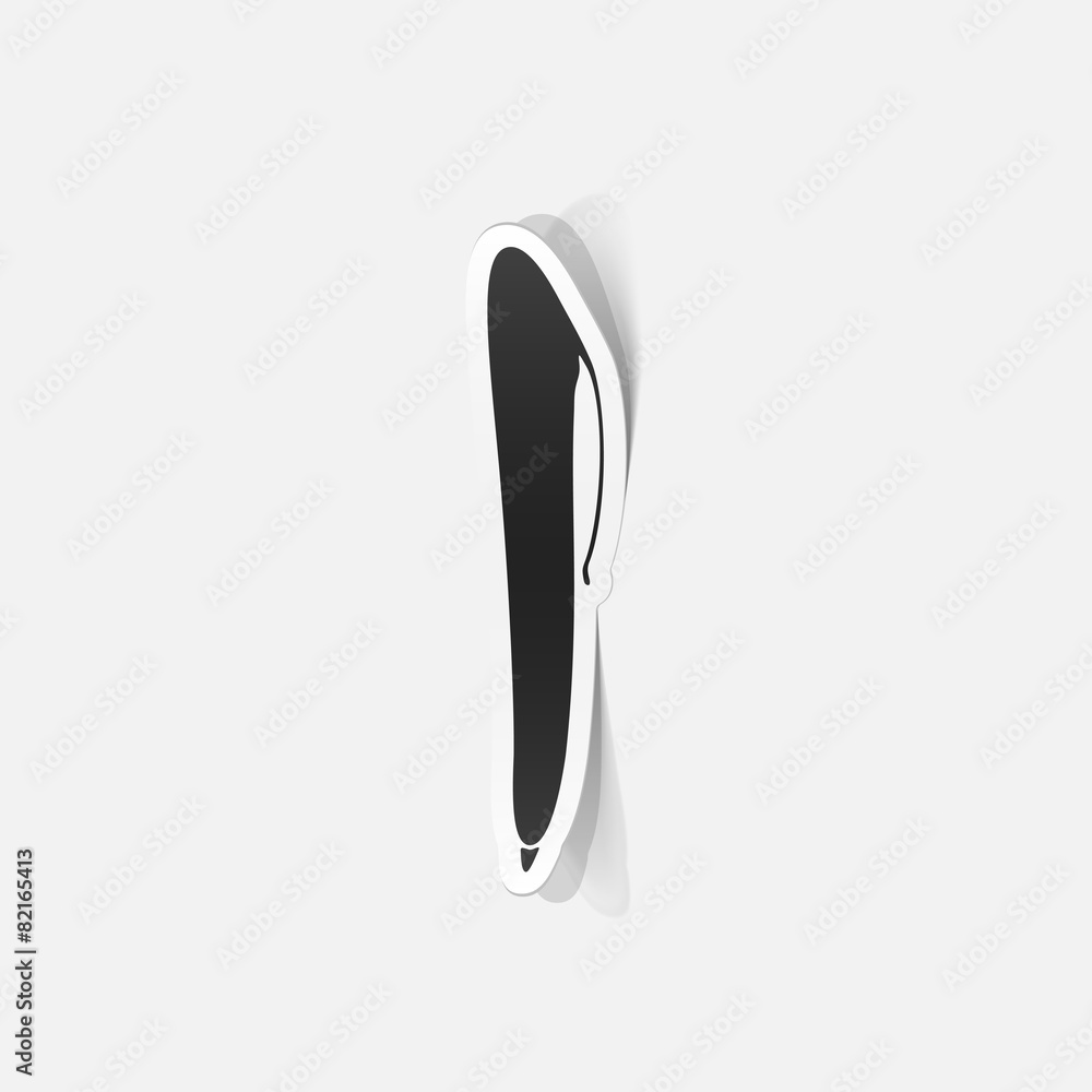 paper sticker: icons pen paper sticker: icons pen