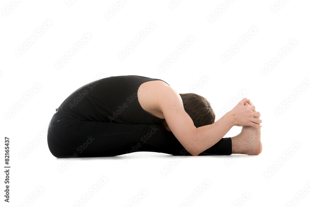Seated Forward Bend yoga pose Seated Forward Bend yoga pose