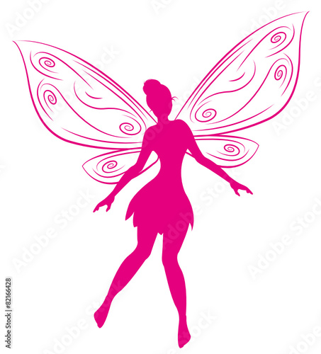 Plakat balet motyl dziewczynka