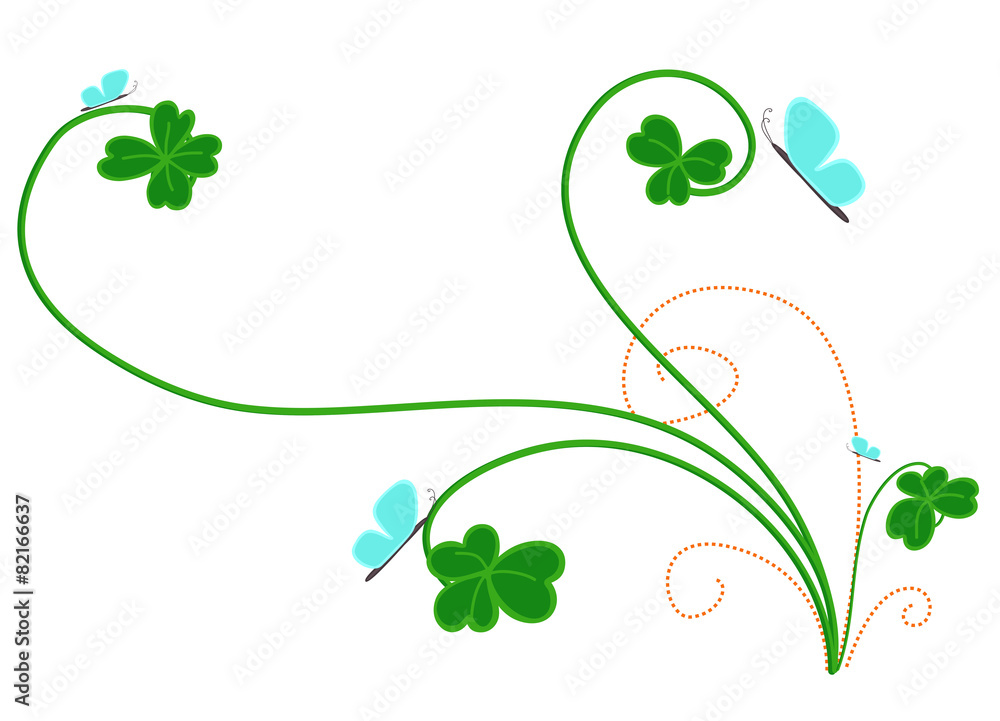 Patrick's Day Floral Vector Designs Patrick's Day Floral Vector Designs