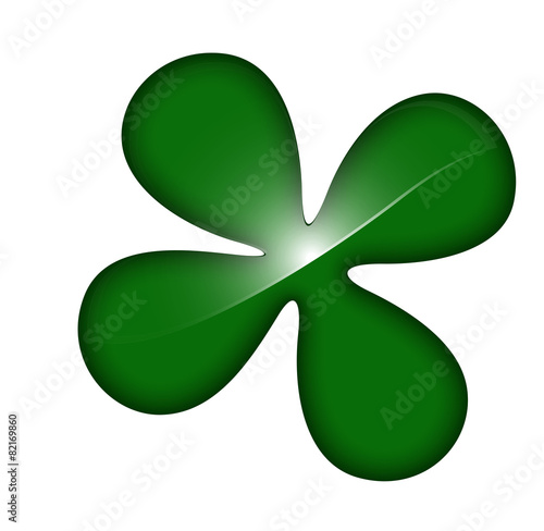 Clover Leaf Vector Shape Design