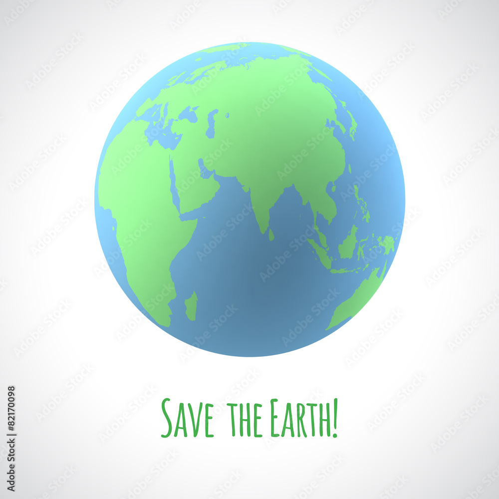 Save the Earth poster.