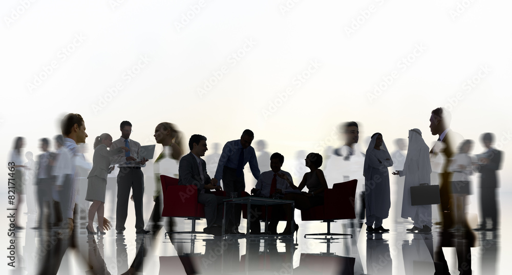 Business People Communication Corporate Team Concept Business People Communication Corporate Team Concept