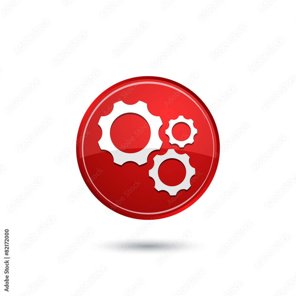 Different size gears icon