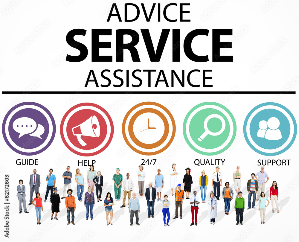Advice Service Assistance Customer Care Support Concept Advice Service Assistance Customer Care Support Concept