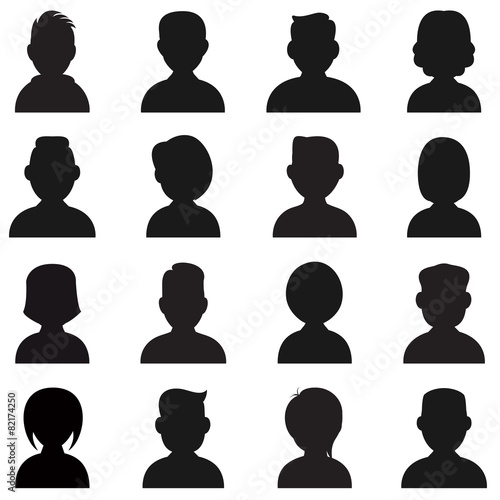 People Silhouettes Icon.
