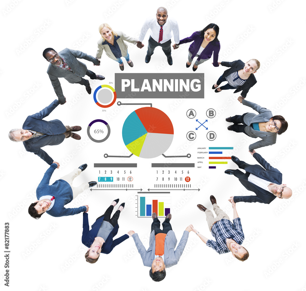 Fototapeta premium Business People Planning Ideas Friendship Support Concept