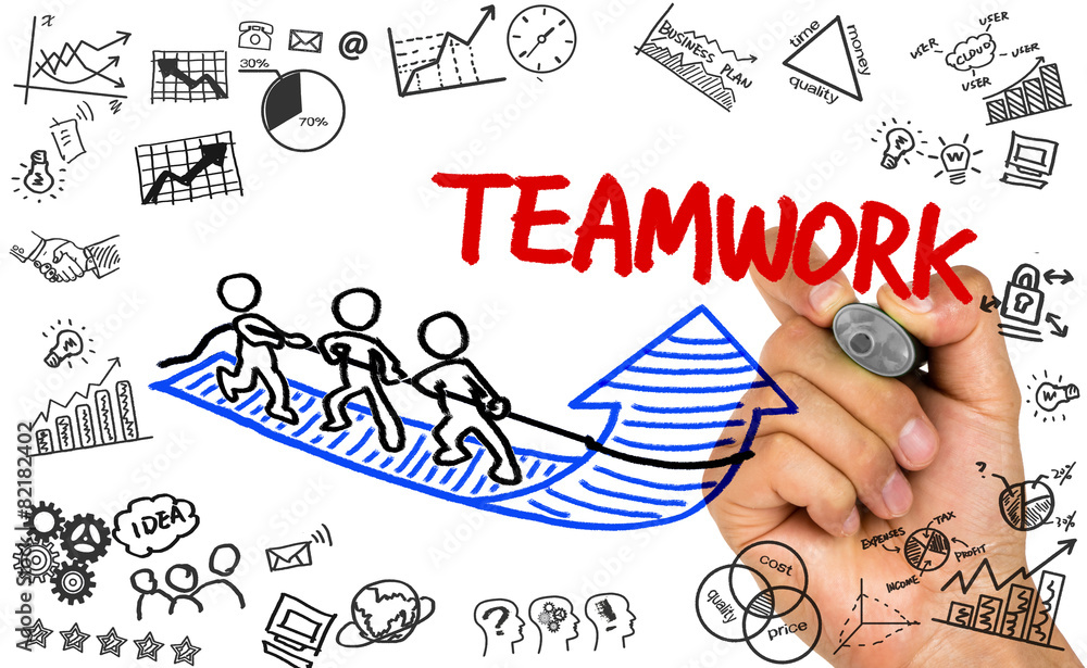 Obraz premium teamwork concept