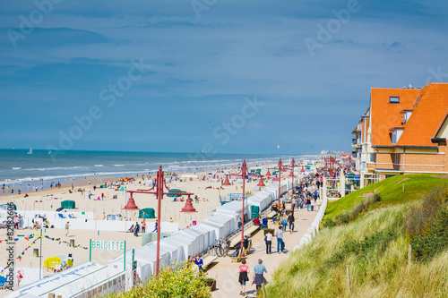 Strandpromenade De Haan Belgien