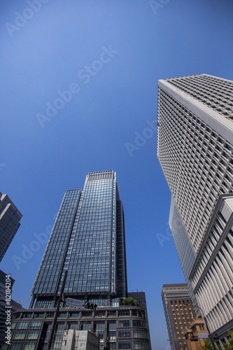 東京丸の内の高層ビル