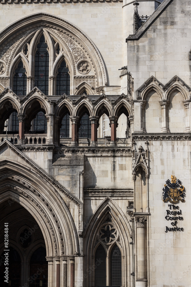 Fototapeta premium The Royal Courts of Justice, London High Court