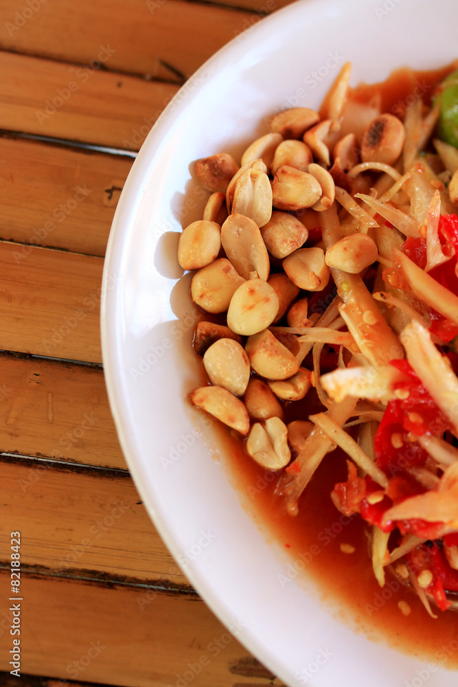 Fototapeta premium Papaya salad
