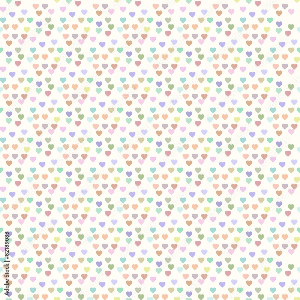 Hearts on a background Hearts on a background