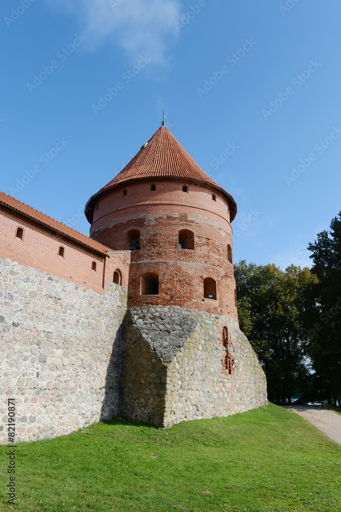 Medieval castle in Trakai