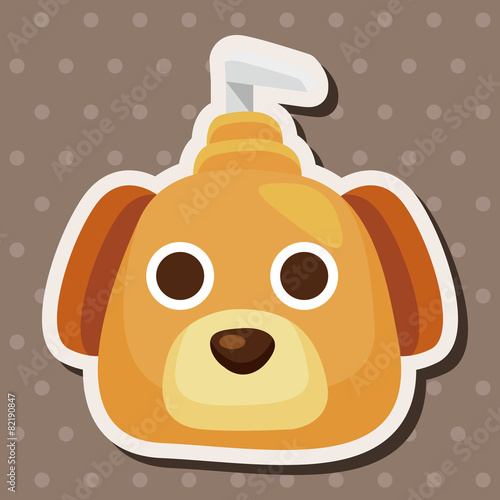 Pet shampoo theme elements
