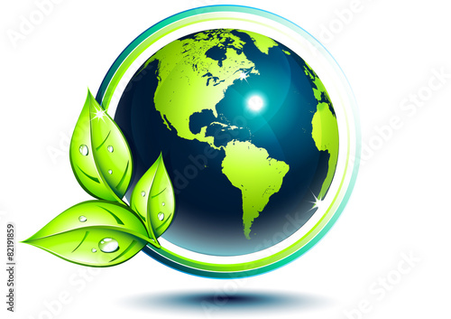 Usa green earth - eco-friendly concept