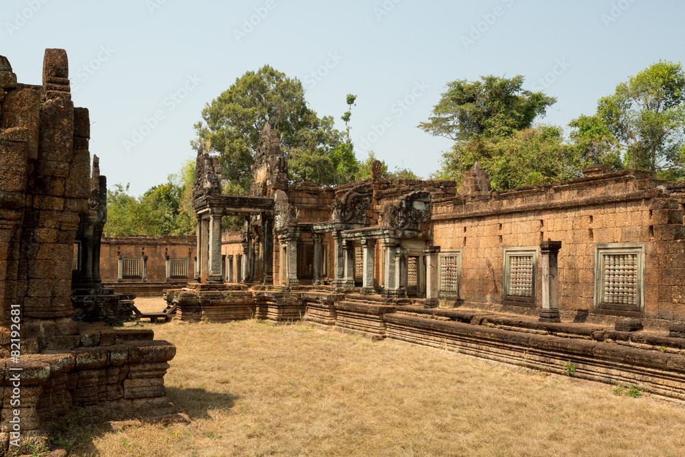 Obraz premium Banteay Samre wall panorama