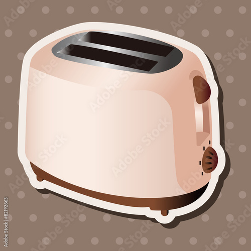 Home appliances theme toaster elements