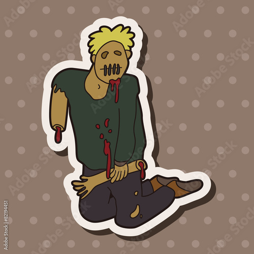 zombie theme elements