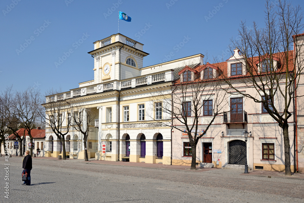Naklejka premium Ratusz w Łowiczu