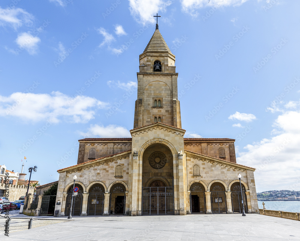 San Pedro's church in Gijon, Asturias