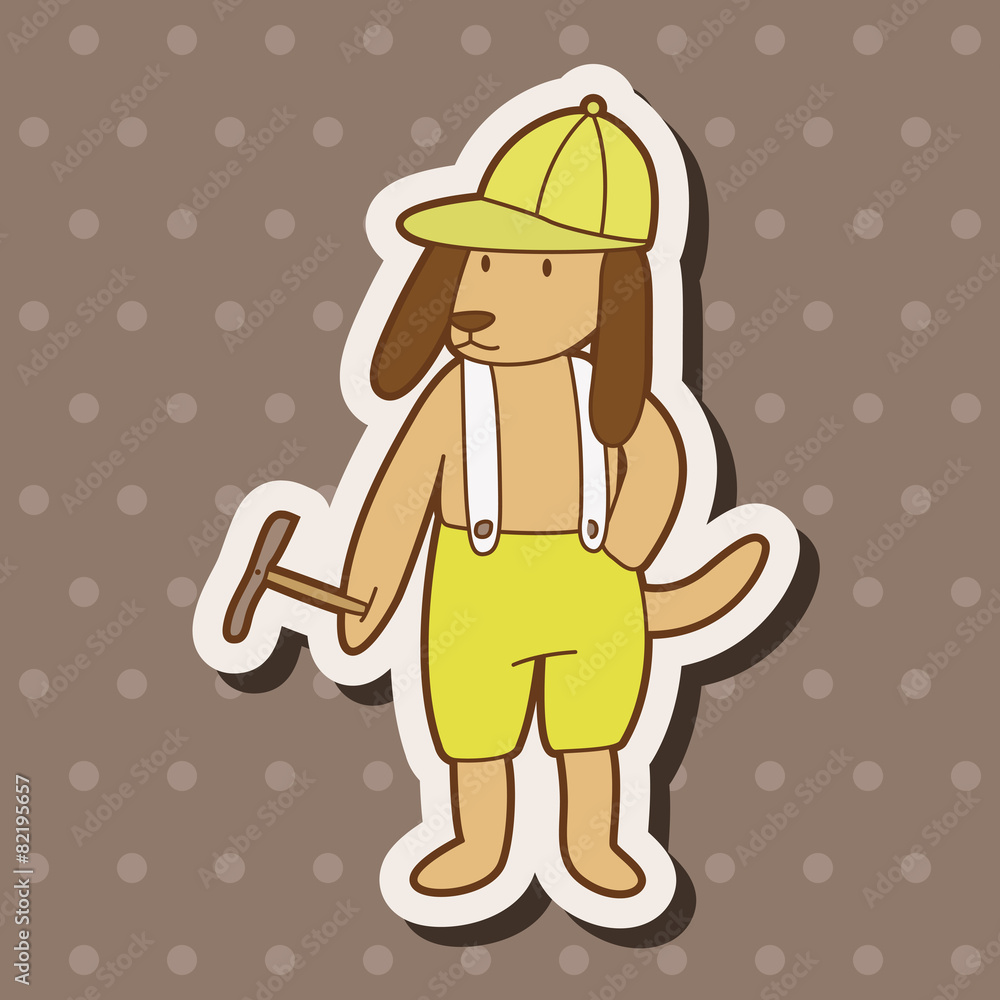 animal dog cartoon theme elements animal dog cartoon theme elements
