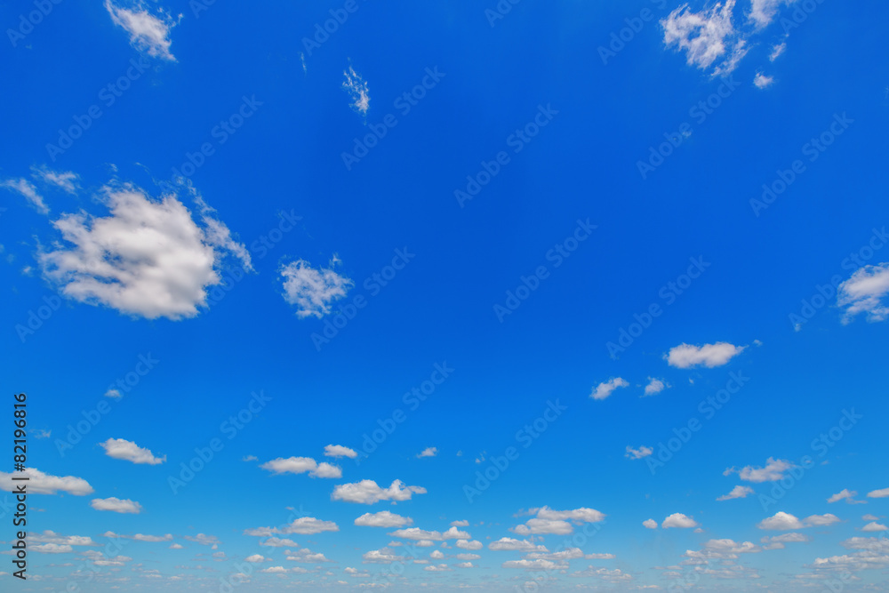Blue cloudy sky