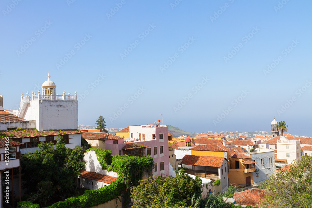 cityscape of Orotava, Tenerife, Spain