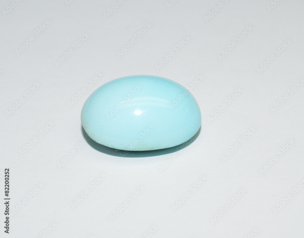 Turquoise cabochon cut gemstone Turquoise cabochon cut gemstone