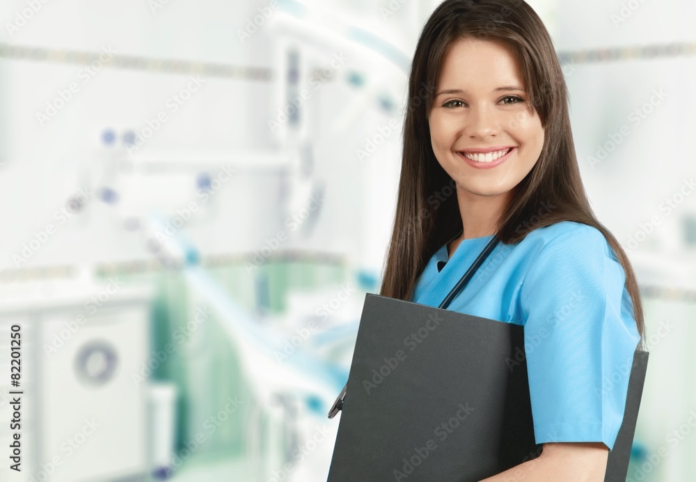 Nurse. Young Healthcare Worker Nurse. Young Healthcare Worker