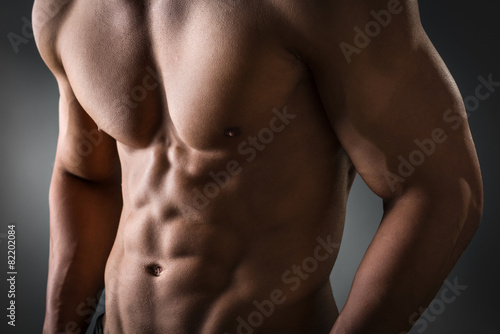 Abdominal and pectoral muscle photo