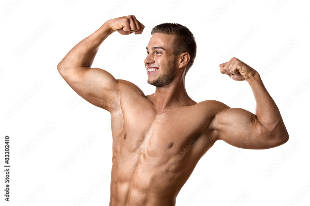 Young well trained Athlete Young well trained Athlete