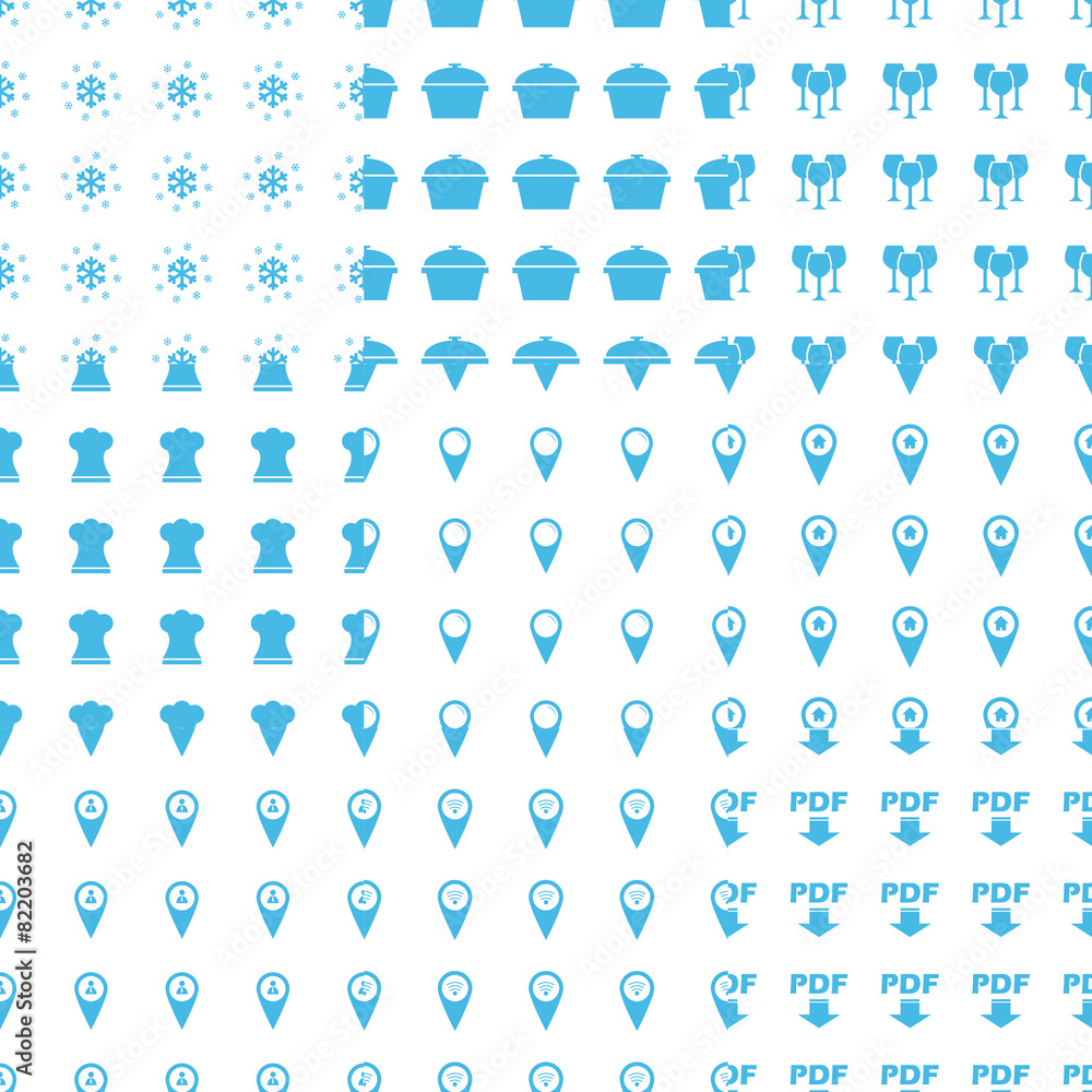 Big seamless pattern set Big seamless pattern set