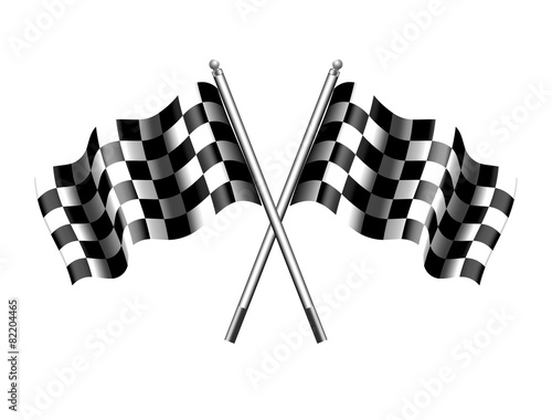 Chequered, Checkered Flags Motor Racing