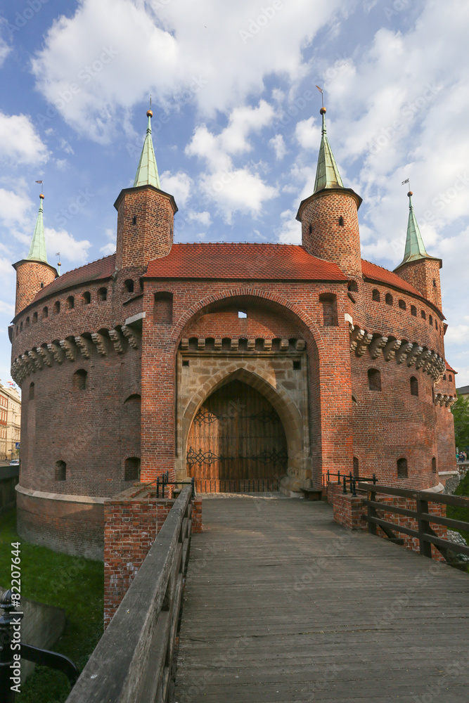 Fototapeta premium Cracow - Barbakan