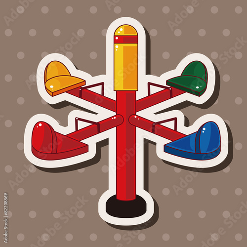 Amusement park facilities theme elements